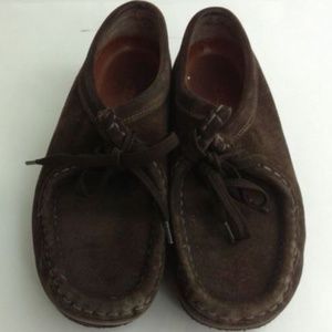 Clarks Originals Womens Wallabees Brown Suede 8M